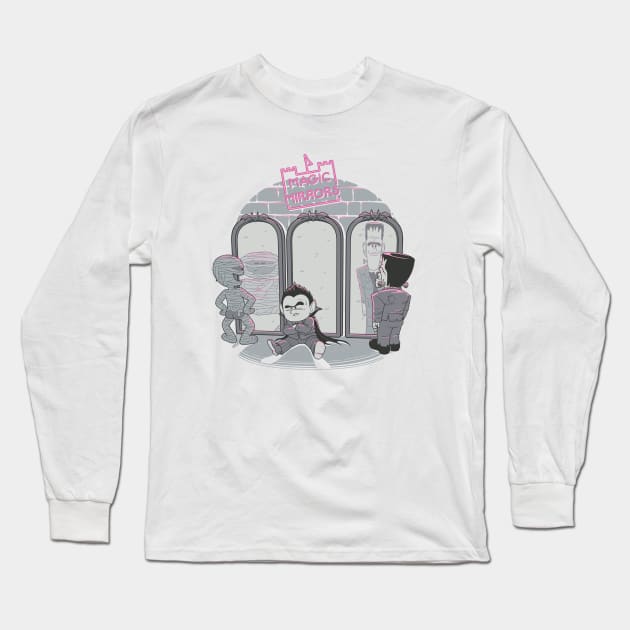 Magic Mirrors Long Sleeve T-Shirt by Nasken